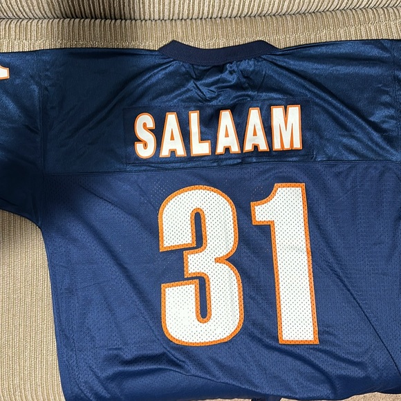 Chicago Bears Rashaan Salaam jersey. Size XL 52. Navy - Picture 2 of 4